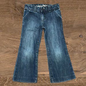 Baby Gap Girls Lil’ Wide Leg Medium Wash Jeans – Size 4 Years